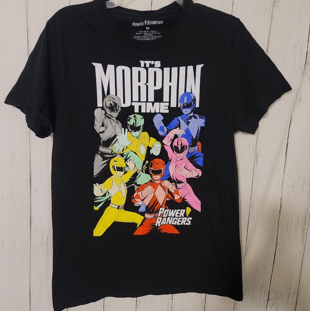 Power Rangers MORPHIN time tshirt size medium